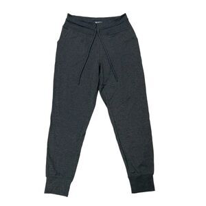 Lole Jogger Pants Womens Small Dark Gray Tapered Stretch Soft Fabric Loungewear